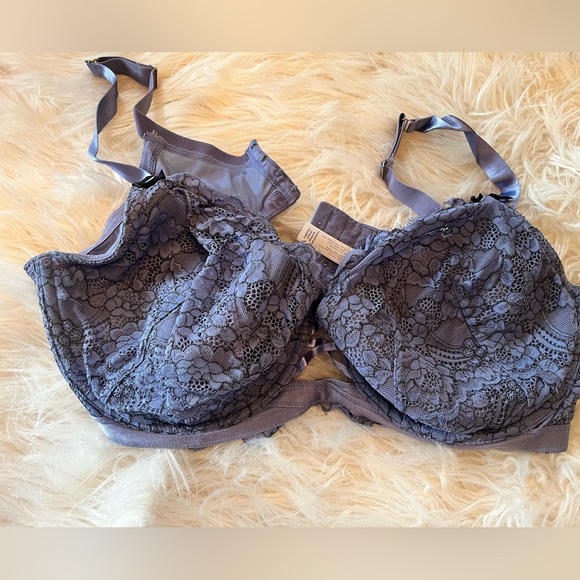 Cacique lightly lined french  balconette 44Ddd light blue - Picture 1 of 3